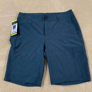O’Neill Crossover Shorts Men’s Size 32 Waist Navy Blue Hybrid Swim Golf Fitness